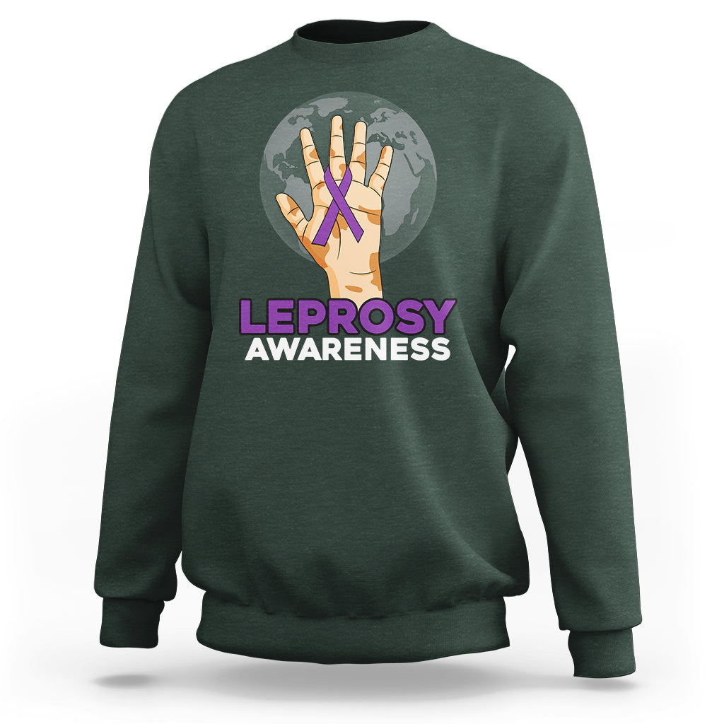 Leprosy Awareness Sweatshirt - Wonder Print Shop