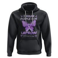 Leprosy Awareness Hoodie I Wear Purple For Leprosy Awareness - Wonder Print Shop