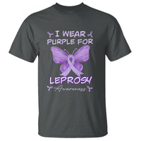 Leprosy Awareness T Shirt I Wear Purple For Leprosy Awareness - Wonder Print Shop