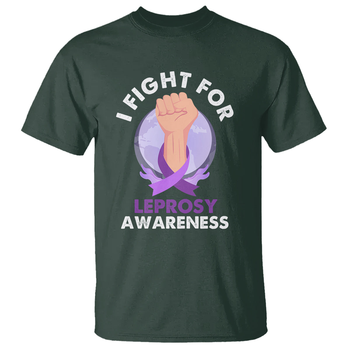 Leprosy Awareness T Shirt I Fight For Leprosy Awareness - Wonder Print Shop