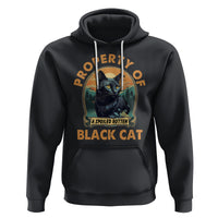 Black Cat Hoodie Property Of Black Cat - Wonder Print Shop