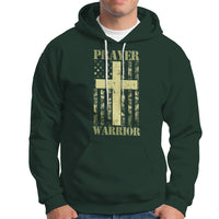 Christian Patriotic Hoodie Prayer Warrior Camo American Flag Bible Verse Faith Jesus - Wonder Print Shop