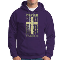 Christian Patriotic Hoodie Prayer Warrior Camo American Flag Bible Verse Faith Jesus - Wonder Print Shop