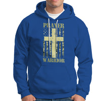 Christian Patriotic Hoodie Prayer Warrior Camo American Flag Bible Verse Faith Jesus - Wonder Print Shop