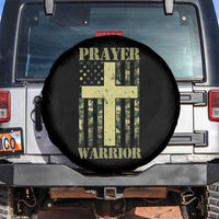 Christian Patriotic Spare Tire Cover Prayer Warrior Camo American Flag Bible Verse Faith Jesus