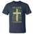 Christian Patriotic T Shirt Prayer Warrior Camo American Flag Bible Verse Faith Jesus - Wonder Print Shop
