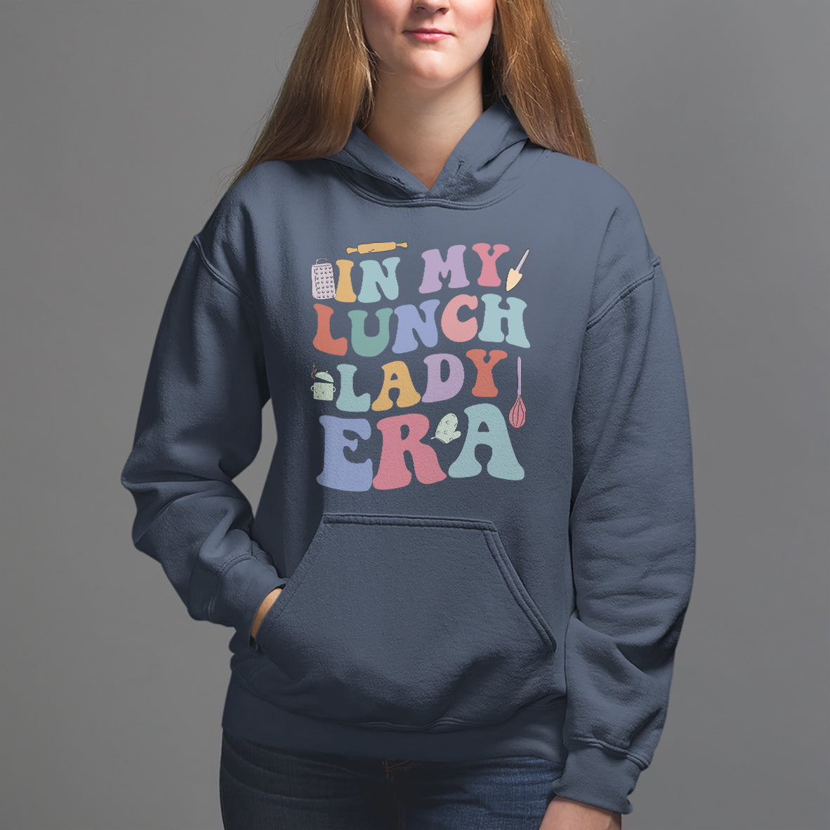 In My Lunch Lady Era Welcome Back To School Lunch Lady Life Hoodie - Wonder Print Shop