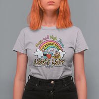 Lunch Lady T Shirt For Women Back School Hugs & High Fives Lunch Lady Life Appreciation - Wonder Print Shop