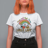 Lunch Lady T Shirt For Women Back School Hugs & High Fives Lunch Lady Life Appreciation - Wonder Print Shop