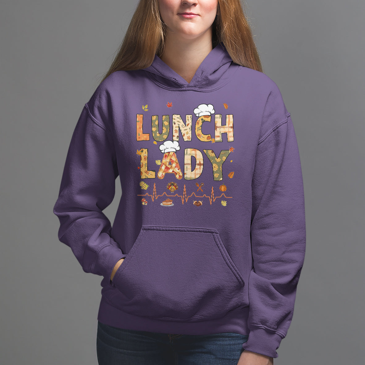 Welcome Back To School Cafeteria Crew Lunch Lady  Hoodie - Wonder Print Shop