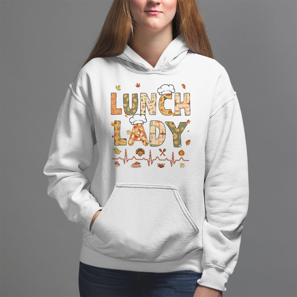 Welcome Back To School Cafeteria Crew Lunch Lady  Hoodie - Wonder Print Shop