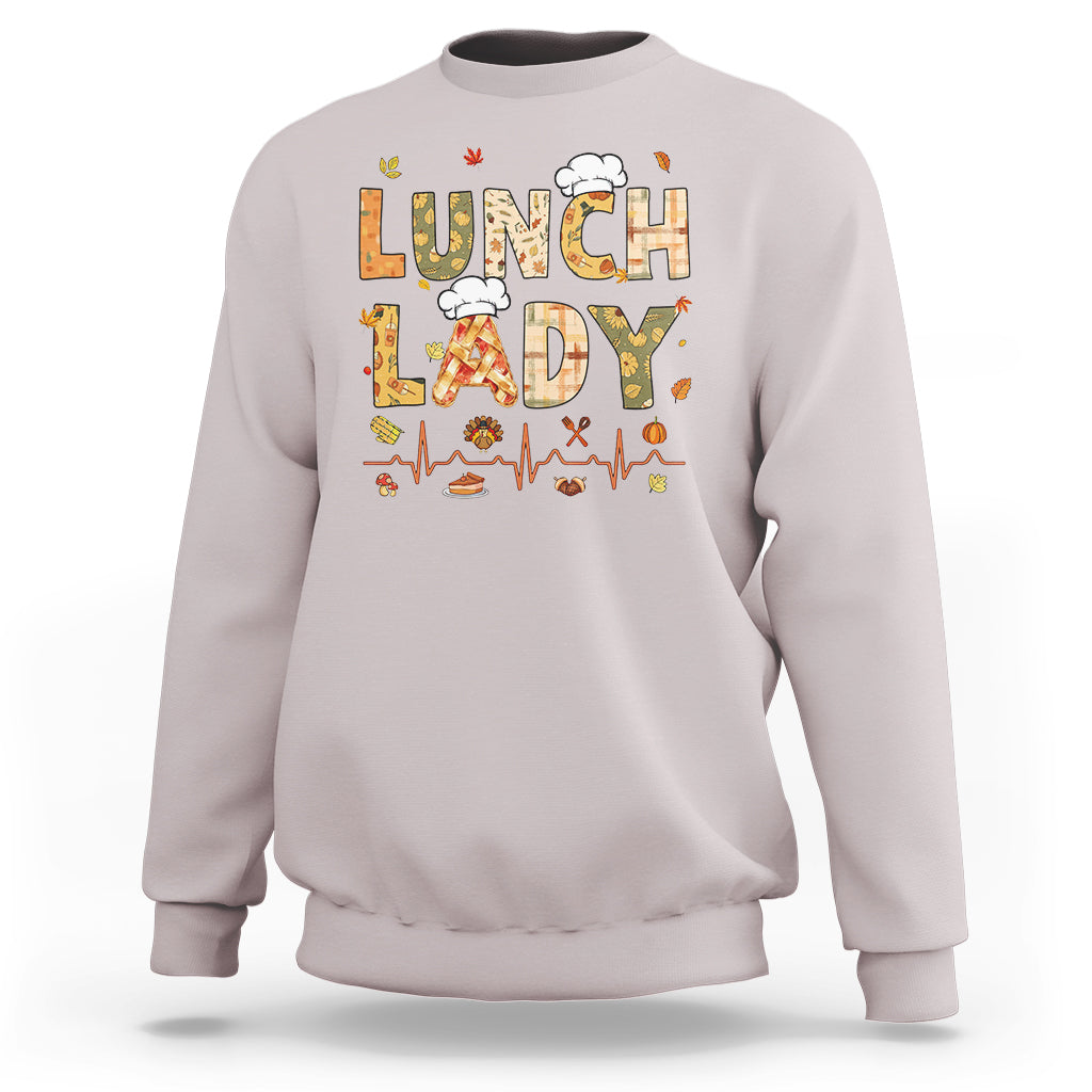 Welcome Back To School Cafeteria Crew Lunch Lady  Sweatshirt - Wonder Print Shop