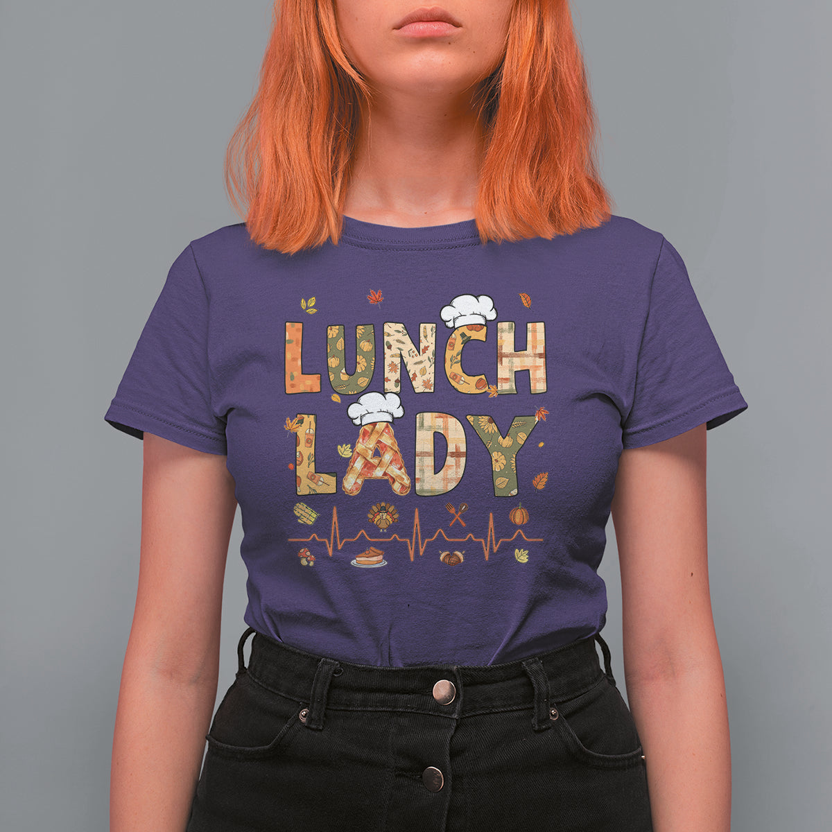 Welcome Back To School Cafeteria Crew Lunch Lady  T Shirt For Women - Wonder Print Shop