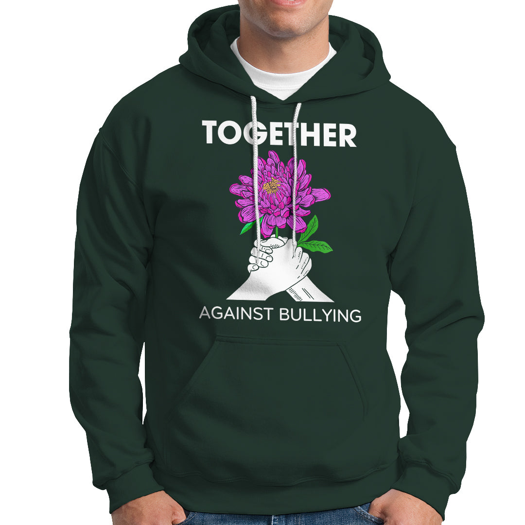 Anti Bullying Hoodie Together Against Bullying Orange - Wonder Print Shop