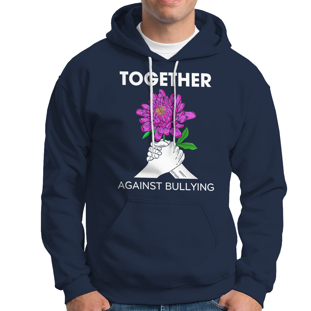 Anti Bullying Hoodie Together Against Bullying Orange - Wonder Print Shop