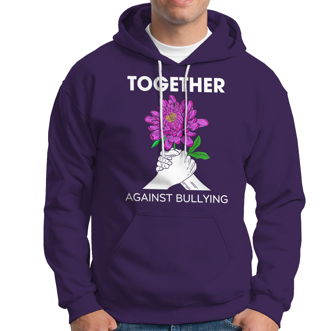 Anti Bullying Hoodie Together Against Bullying Orange - Wonder Print Shop