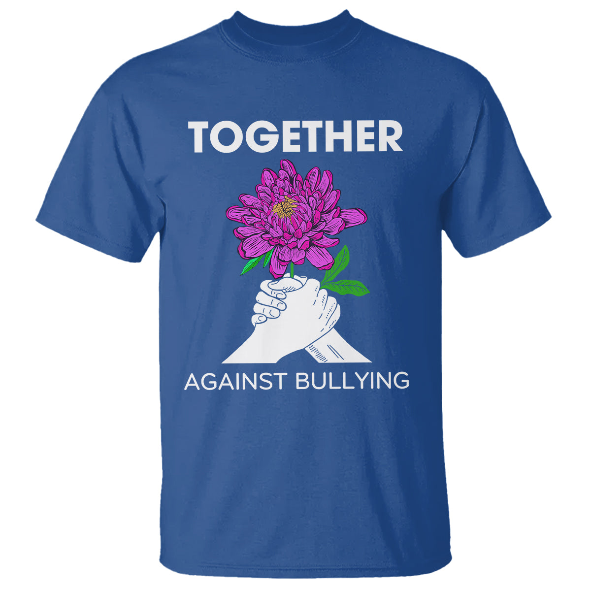 Anti Bullying T Shirt Together Against Bullying Orange - Wonder Print Shop