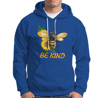 Anti Bullying Hoodie Be Kind Floral Bee Choose Kindness - Wonder Print Shop