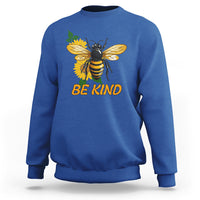 Anti Bullying Sweatshirt Be Kind Floral Bee Choose Kindness - Wonder Print Shop