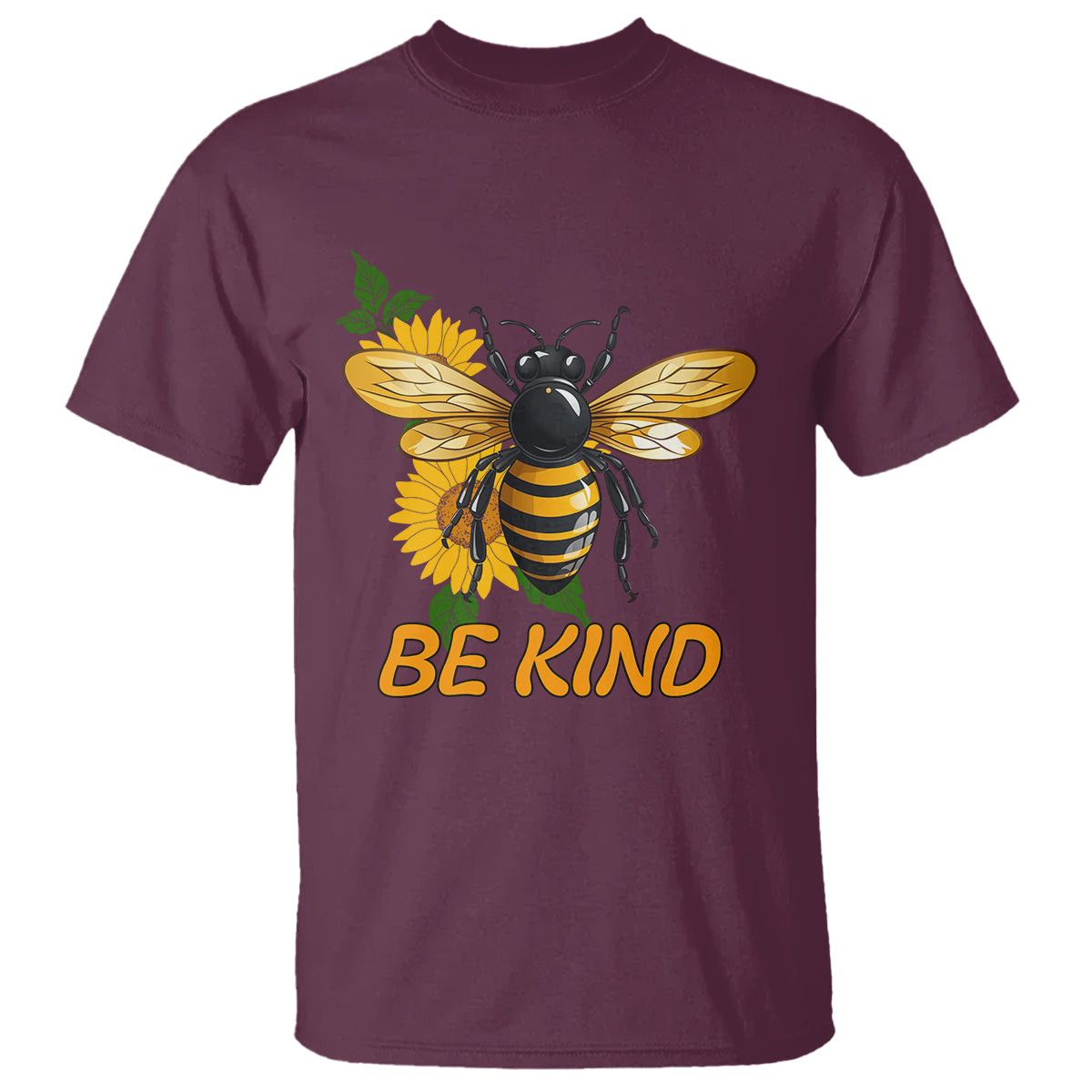 Anti Bullying T Shirt Be Kind Floral Bee Choose Kindness - Wonder Print Shop