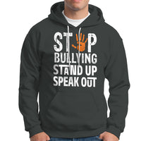 Anti Bullying Hoodie Stop Bullying Orange Stand Up Speak Out - Wonder Print Shop
