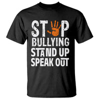 Anti Bullying T Shirt Stop Bullying Orange Stand Up Speak Out - Wonder Print Shop
