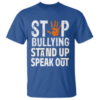 Anti Bullying T Shirt Stop Bullying Orange Stand Up Speak Out - Wonder Print Shop