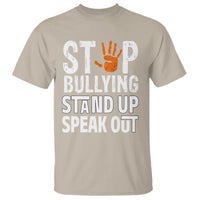 Anti Bullying T Shirt Stop Bullying Orange Stand Up Speak Out - Wonder Print Shop