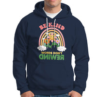 Anti Bullying Hoodie Be Kind Words Don't Rewind Rainbow - Wonder Print Shop