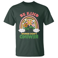 Anti Bullying T Shirt Be Kind Words Don't Rewind Rainbow - Wonder Print Shop