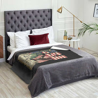 USA Legacy of Freedom Throw Blanket Patriotic Statue of Liberty Bald Eagle Mount Rushmore Graphic - Wonder Print Shop