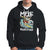 Mele Kalikimaka Tropical Hawaiian Christmas in Hawaii Surfing Santa Hoodie - Wonder Print Shop