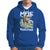 Mele Kalikimaka Tropical Hawaiian Christmas in Hawaii Surfing Santa Hoodie - Wonder Print Shop
