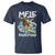 Mele Kalikimaka Tropical Hawaiian Christmas in Hawaii Surfing Santa T Shirt - Wonder Print Shop