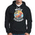 Mele Kalikimaka Tropical Hawaiian Christmas in Hawaii Sunbath Santa Hoodie - Wonder Print Shop