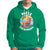 Mele Kalikimaka Tropical Hawaiian Christmas in Hawaii Sunbath Santa Hoodie - Wonder Print Shop