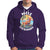 Mele Kalikimaka Tropical Hawaiian Christmas in Hawaii Sunbath Santa Hoodie - Wonder Print Shop