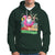 Mele Kalikimaka Tropical Hawaiian Christmas in Hawaii Beach Santa Hoodie - Wonder Print Shop
