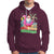 Mele Kalikimaka Tropical Hawaiian Christmas in Hawaii Beach Santa Hoodie - Wonder Print Shop