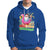 Mele Kalikimaka Tropical Hawaiian Christmas in Hawaii Beach Santa Hoodie - Wonder Print Shop
