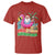 Mele Kalikimaka Tropical Hawaiian Christmas in Hawaii Beach Santa T Shirt - Wonder Print Shop