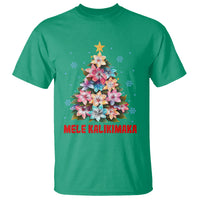 Tropical Hawaiian Plumeria Christmas Tree Mele Kalikimaka T Shirt - Wonder Print Shop
