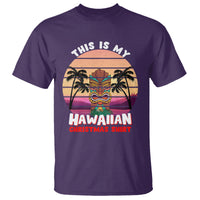 This Is My Hawaiian Christmas Shirt Retro Tropical Xmas Hawaii Tiki T Shirt - Wonder Print Shop