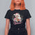 Retro Pink Santa T Shirt For Women Tis The Season Feliz Navidad Latin America Mexican Christmas - Wonder Print Shop