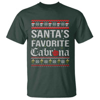 Funny Mexican Ugly Christmas T Shirt Santa's Favorite Cabrona Xmas Party Gift - Wonder Print Shop
