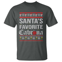 Funny Mexican Ugly Christmas T Shirt Santa's Favorite Cabrona Xmas Party Gift - Wonder Print Shop