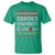 Funny Mexican Ugly Christmas T Shirt Santa's Favorite Cabrona Xmas Party Gift - Wonder Print Shop