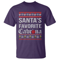 Funny Mexican Ugly Christmas T Shirt Santa's Favorite Cabrona Xmas Party Gift - Wonder Print Shop