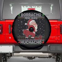 Funny Drunk Mexican Santa Spare Tire Cover Borracho Pero Buen Muchacho Good Guy in Spanish