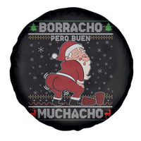 Funny Drunk Mexican Santa Spare Tire Cover Borracho Pero Buen Muchacho Good Guy in Spanish